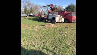 FINALLY got the backhoe and grain truck off the yard. 🛻 🚜