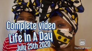 FULL VIDEO OF OUR LIFE IN A DAY VLOG / JULY 25TH 2020 / A DAY OUR LIFE / Watch till the end