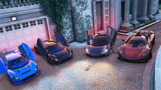 GTA 5 - REALISTIC CAR MEET | PS5 NEXT GEN | RP CUTTING UP IN TRAFFIC | ROAD TO 8K