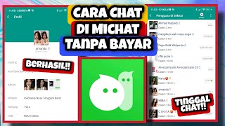 Cara Kirim Pesan Chat Di Michat || Cara Menggunakan Aplikasi Michat