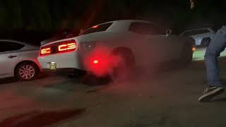 DODGE CHALLENGER RT BIRTHDAY BURNOUT