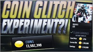 COIN GLITCH EXPERIMENT! Why Are People Getting MILLIONS Of Free Coins? #MaddenMythBusters