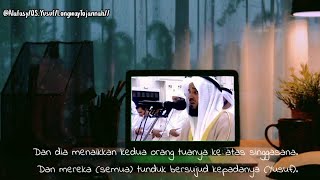 @alafasy  || Surah Yusuf || Takwil Mimpi Nabi Yusuf