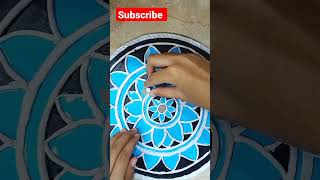 Lippan art Fevicryl modelit clay | With mirror work | Easy lippan art | Wall hanging #creative #diy