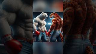 Wildlife in a boxing ring #shorts #ring #animation #AnimalBoxingAnimation