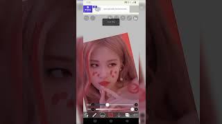 Roseanne park smudge edit  ft(dkwtd)#trendingshorts #viralvideo #ibispaintx like sub and comment 🖤💗