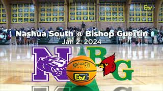 Nashua (NH) South at Bishop Guertin Boys Basketball  1/2/24