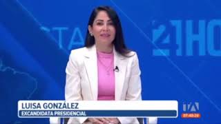 #LuisaEnMedios | Entrevista a Luisa  González en Teleamazonas.