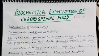 Biochemical Examination of CSF