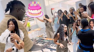 Anniversaire surprise incroyable fallou Benjamin assure l’ambiance et éblouit Fatima Diallo…