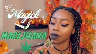 ☽The Sorceress Stoned Ep: 1☾  ✶ Weed & Witchcraft?! // A jay to open your 3rd eye chakra ✶