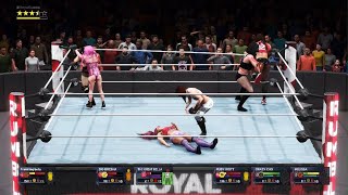 WWE 2K20 30 women Royal rumble match 2