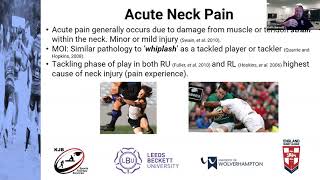 Webinar - Keith Burnett On A Pain In The Neck - Consideration For Working With Rugby Players