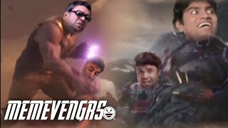 MEMEVENGRS - thanos vs iron man fight avengers endgame X hera pheri