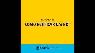 Tutorial: Como retificar um RRT