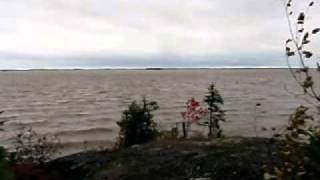 Good waves on Lake Abitibi