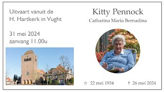 Heilig Hartkerk in Vught, Uitvaart KITTY PENNOCK