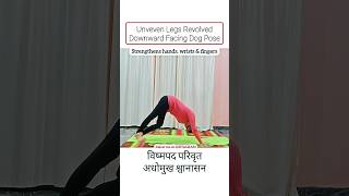 Revolved Legs Downward Facing Dog #shorts