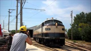 HD: Movements of the BN Racetrack E9AM's at the Illinois Railway Museum.