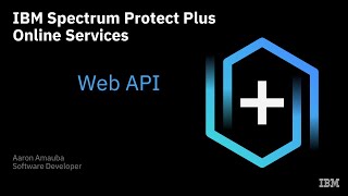 IBM Storage Protect for Cloud Web API– Demo