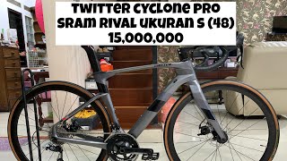 TWITTER CYCLONE PRO REVIEW SRAM RIVAL CARBON KEREN BANGET