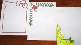 border designs for project] Easy and beautiful |#diy #project @Myuniverse