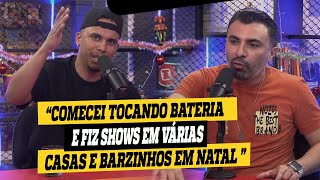 VC ACREDITA que comecei tocando bateria em varias casas em natal.