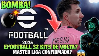 🔴BOMBA! 💣💥 MUDANÇAS NA KONAMI QUE IRÃO IMPACTAR NO EFOOTBALL! 32 BITS E MASTER LIGA VOLTANDO?😱