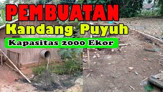 Pembuatan Kandang Puyuh Kapasitas 2000 Ekor