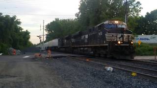 Norfolk Southern intermodal passing by on the National Docks Branch