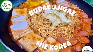 RESEP MIE KOREA BUDAE JJIGAE || ENAK DAN MUDAHHH