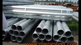 pre galvanized Square steel pipe,promotional mild steel galvanizing pipe