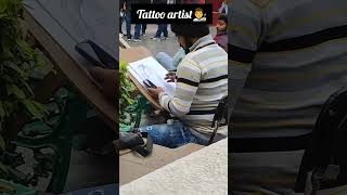 Tattoo artist👨‍🎨#trending #funny #dc #janakpur #tattoo #sketch #funny #masti #beautiful