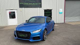 Audi TTS Black Edition Quattro Finished in Ara Blue crystal effect