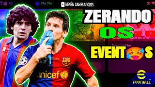 ZERANDO OS EVENTOS eFOOTBALL 2024 MOBILE EM BUSCA DAS SUADAS MOEDINHAS 😁