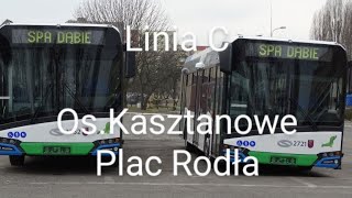 Szczecin w SPA-D czyli autobusem po Szczecinie - linia C (os.Kasztanowe - Plac Rodła) #2971