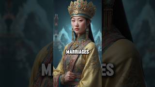 🥵How Genghis Khan's👑 Daughters Shaped 🌏the East 🏰 #history #shorts #GenghisKhan