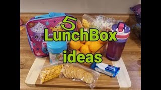 back to school 5 lunchboxs ideas for school