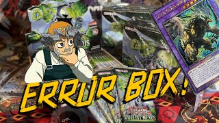 My First Error Booster Box! New Yu-Gi-Oh! Duelist Nexus Insane Opening