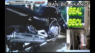 cara ganti bos arm agar ban belakang tidak goyang