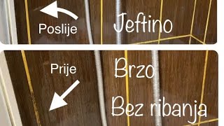 Čišćenje fuga bez ribanja, jeftino,brzo i jednostavno / easy & cheap grout cleaner