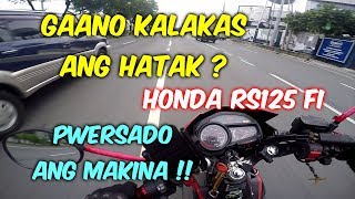 GAANO KALAKAS HATAK NG HONDA RS125 FI ? | CHII FOR SPEED ! | ROADTESTING AT MARCOS HIGHWAY