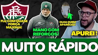 🚨SURPRESA NO TREINO DO FLUMINENSE, JOGADOR FOI FLAGRADO NINGUEM ESPERAVA, MANO COM REFORÇOS E MAIS