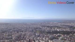 Sunny Morning Thessaloniki Greece December 2021 - DJI Mavic Pro footage