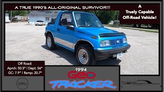 1994 GEO Tracker 2 Door Convertible 4X4 | Full In Depth Review and Tour | A TRUE 90's SURVIVOR!!!