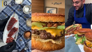 كاك برغر🍔 ألذ و اطعم برغر مثل المطاعم 😋🍔/بن قاسم