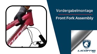 Licorne Bike Vordergabelmontage (Licorne Bike Front Fork Assembly)