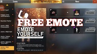 Free Fire 2ND Anniversary Event || How to Get Panda || How to Get Free Emote.