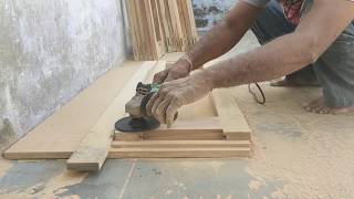 How To Make A Window Frame With Wood || Wooden Window Frame Work [ Part-2 ]