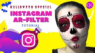 Spark AR Studio Halloween-Tutorial [Face Tracker & Material Options]